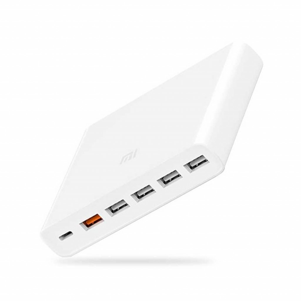 Сетевое зарядное устройство Xiaomi Mi Charger 6 USB Quick Charge 60W White (GDS4076CN)