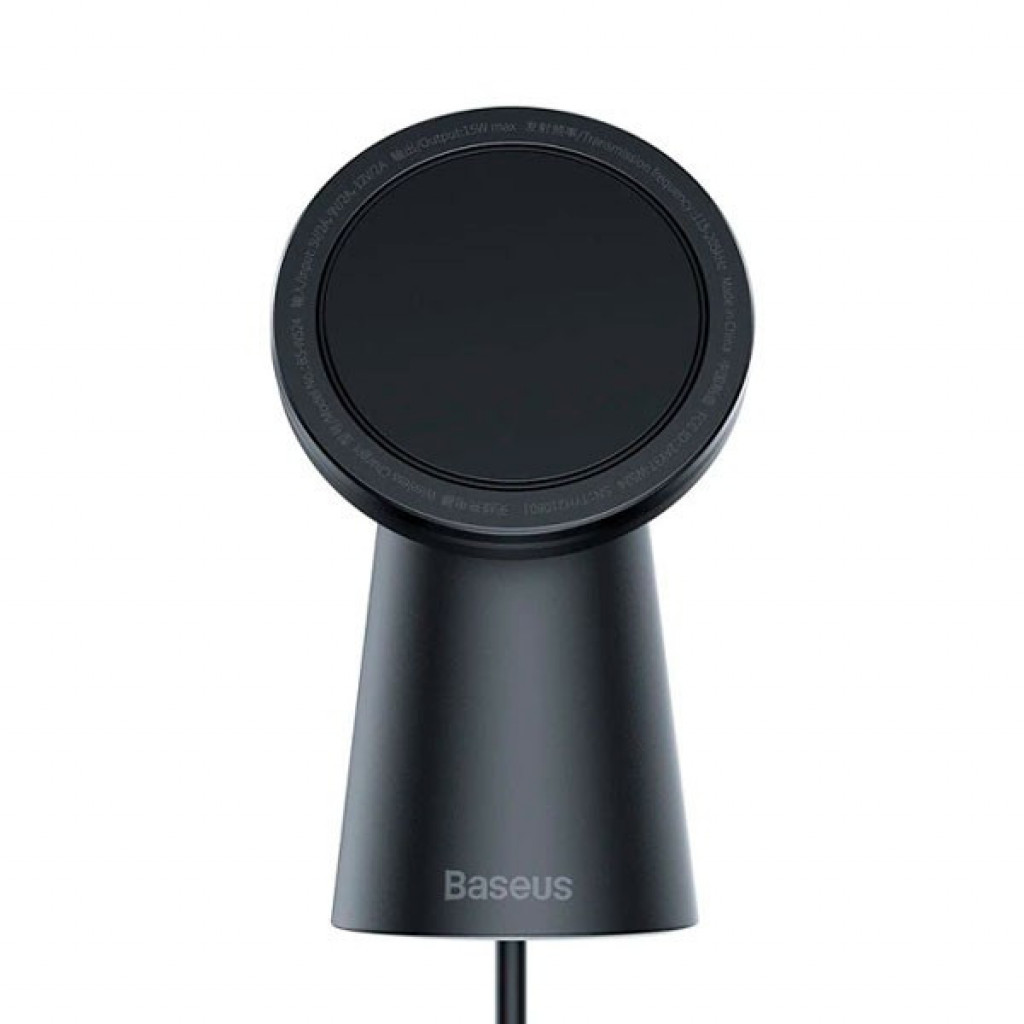 Беспроводное зарядное устройство Baseus Simple Magnetic Stand Wireless Charger Black (CCJJ000001)