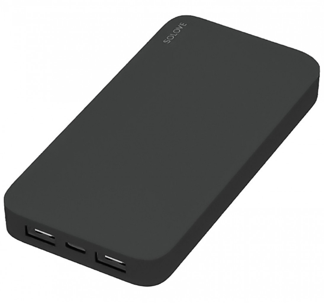 Внешний аккумулятор Xiaomi Solove 003M 20000 mAh, Black