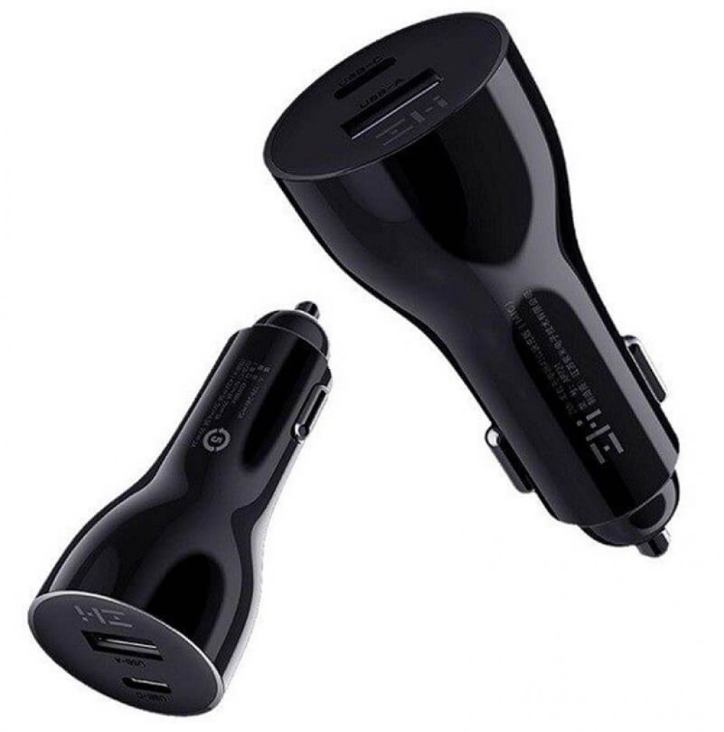 Автомобильное зарядное устройство Xiaomi ZMi Car Charger 1A 1C 45W Black (AP721)