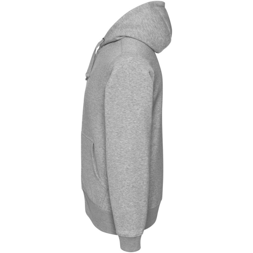 Толстовка мужская Hooded Full Zip серый меланж, размер XXL