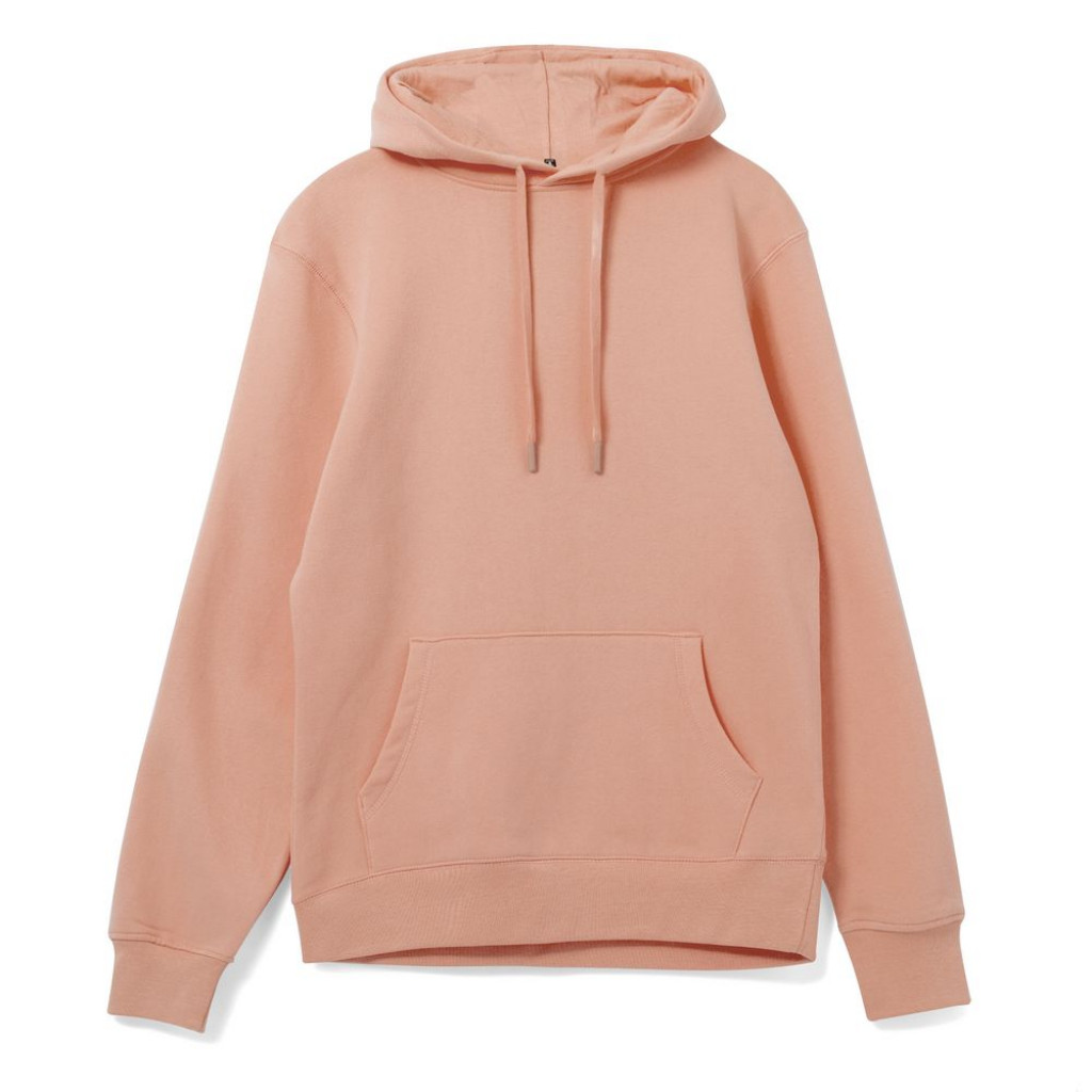 Толстовка с капюшоном унисекс Hoodie, бежевая (nude), размер XS