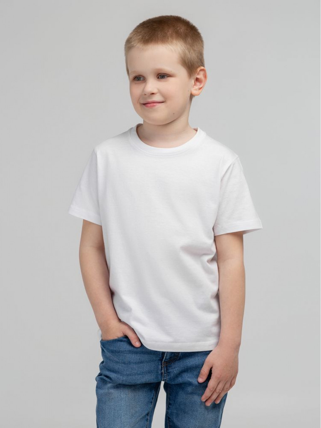 Футболка детская Regent Kids 150 белая, на рост 96-104 см (4 года)