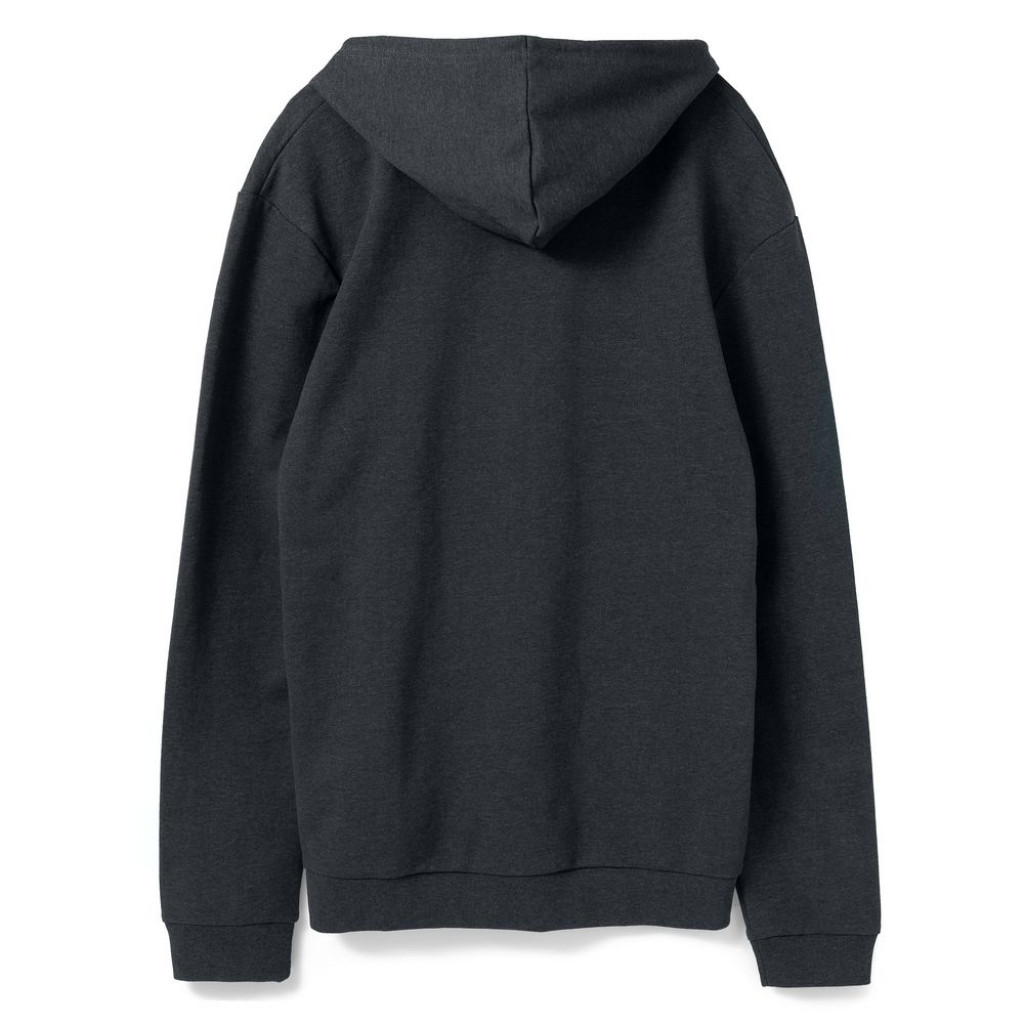 Толстовка с капюшоном унисекс Hoodie, темно-серая, размер XL