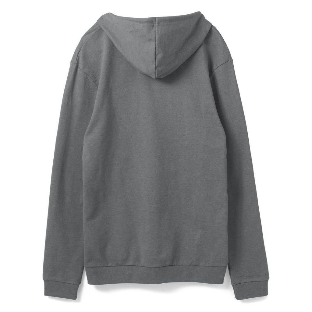 Толстовка с капюшоном унисекс Hoodie, серая (стальная), размер XS