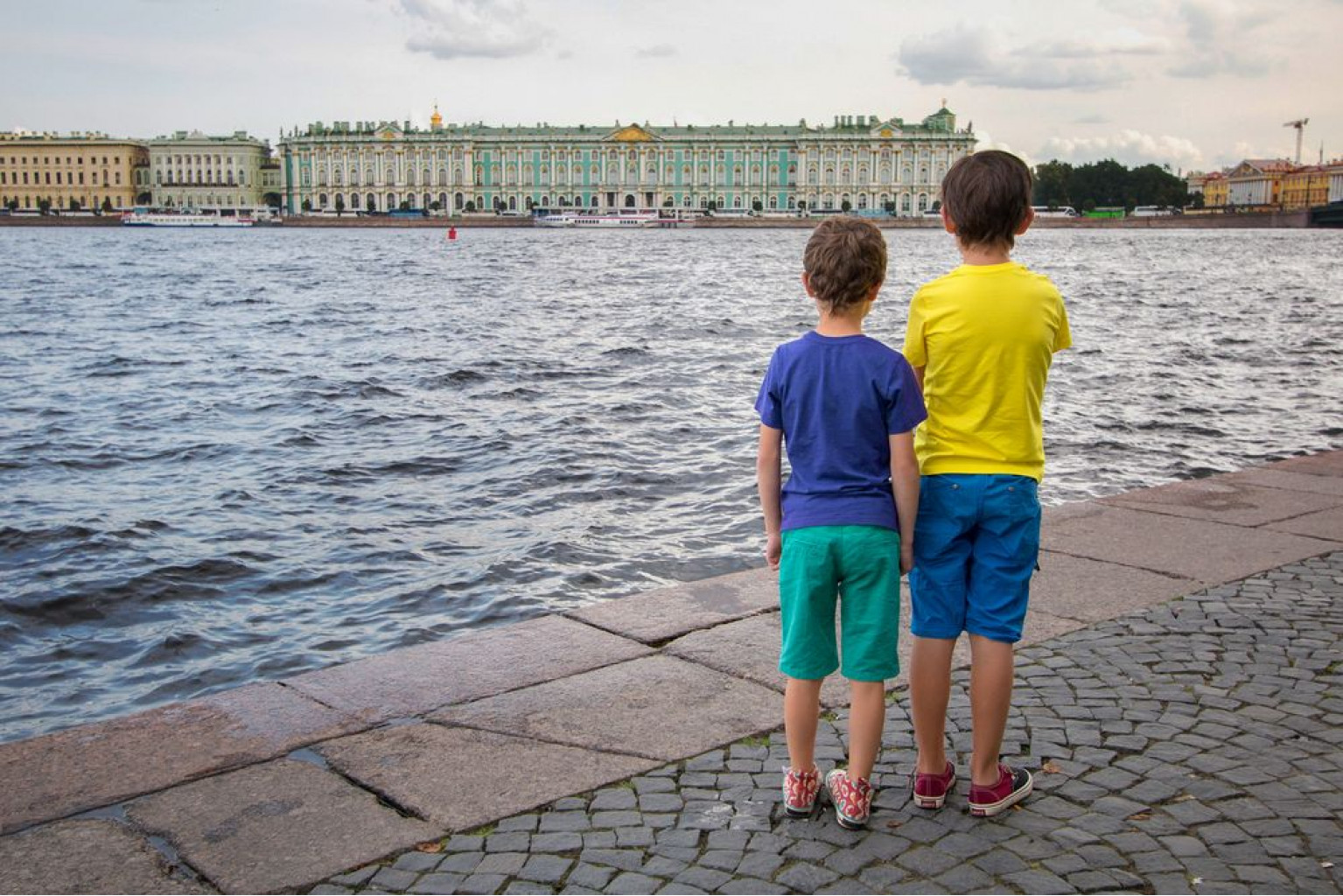 Футболка детская T-Bolka Kids, ярко-синяя, 12 лет