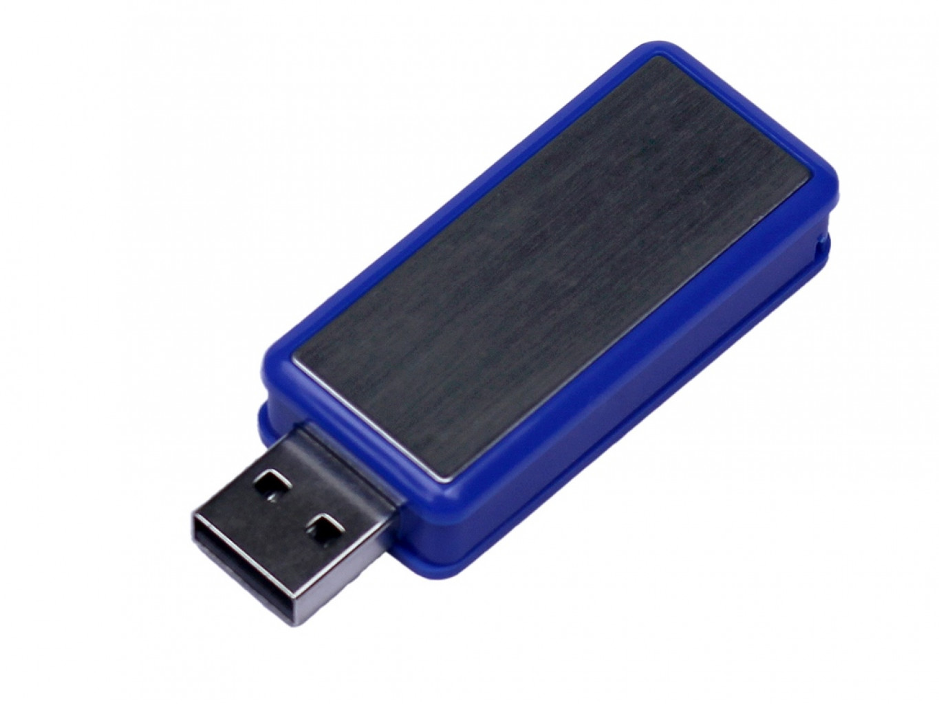 USB 2.0- флешка промо на 32 Гб прямоугольной формы, выдвижной механизм