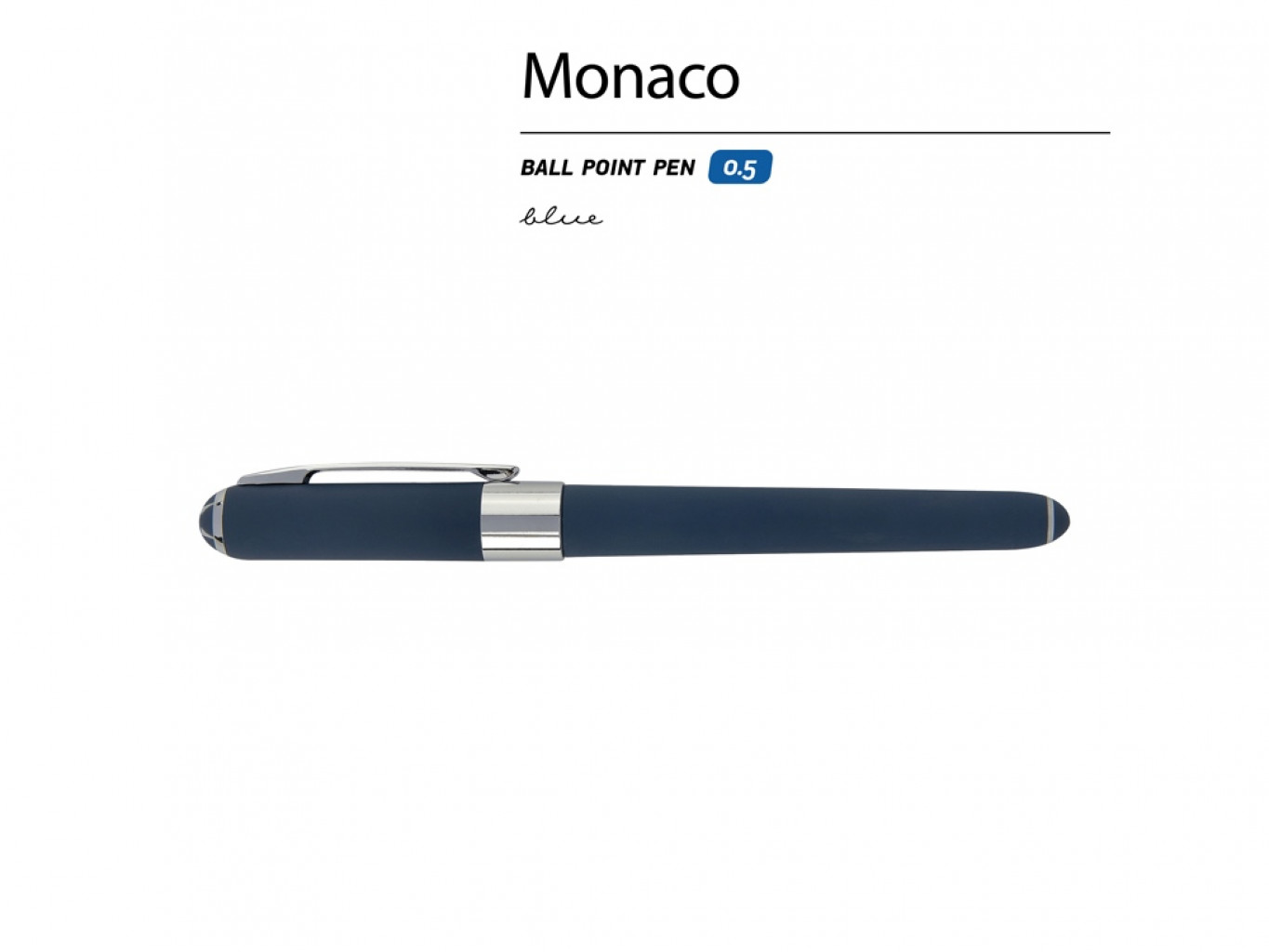 Ручка пластиковая шариковая «Monaco» софт-тач Ручка пластиковая шариковая «Monaco» софт-тач