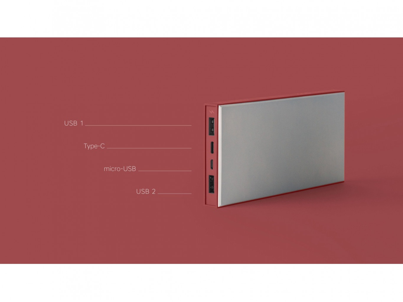 Внешний аккумулятор «NEO ARIA», 10000 mAh