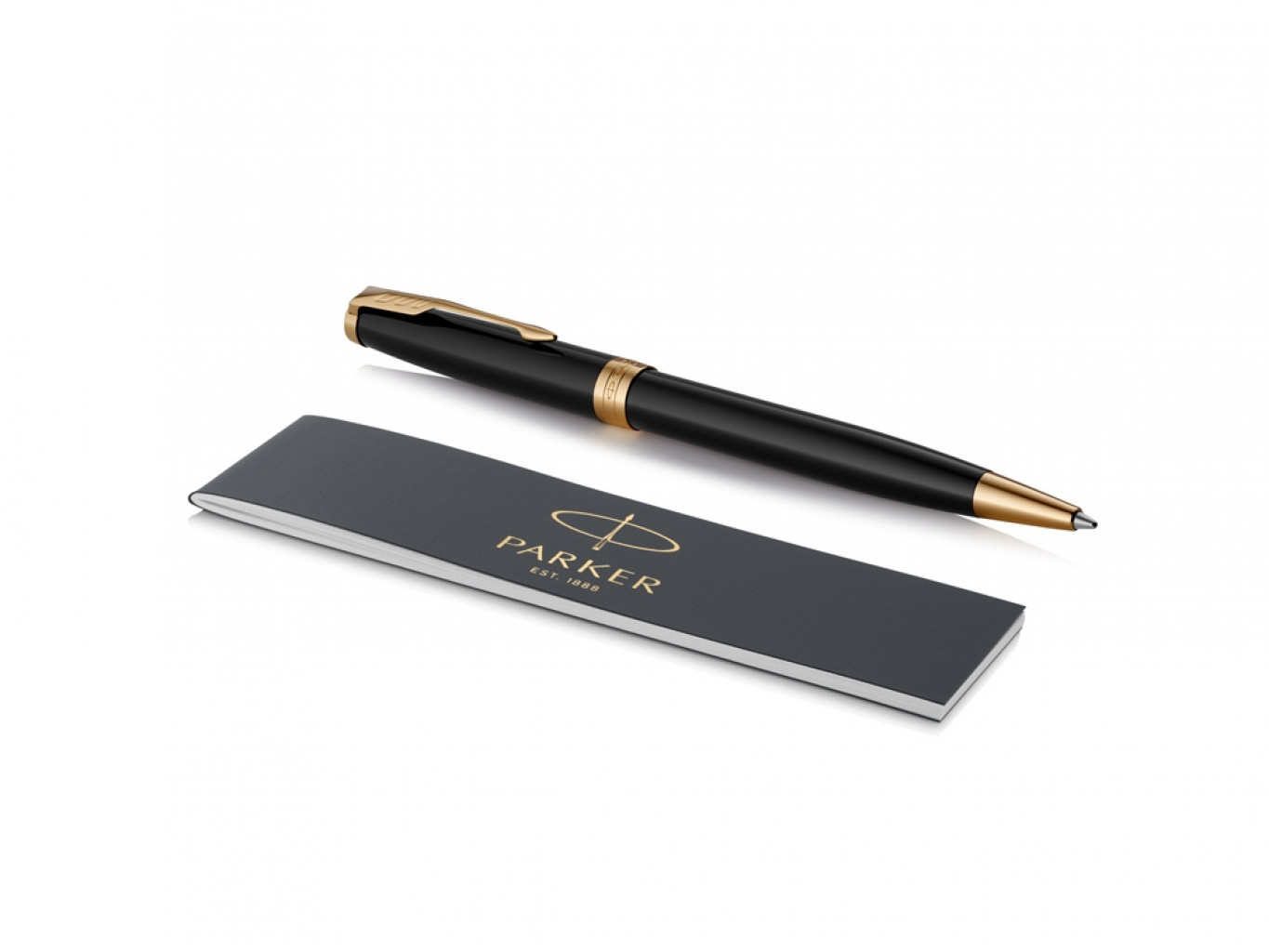 Ручка шариковая Parker «Sonnet Core Black Lacquer GT»