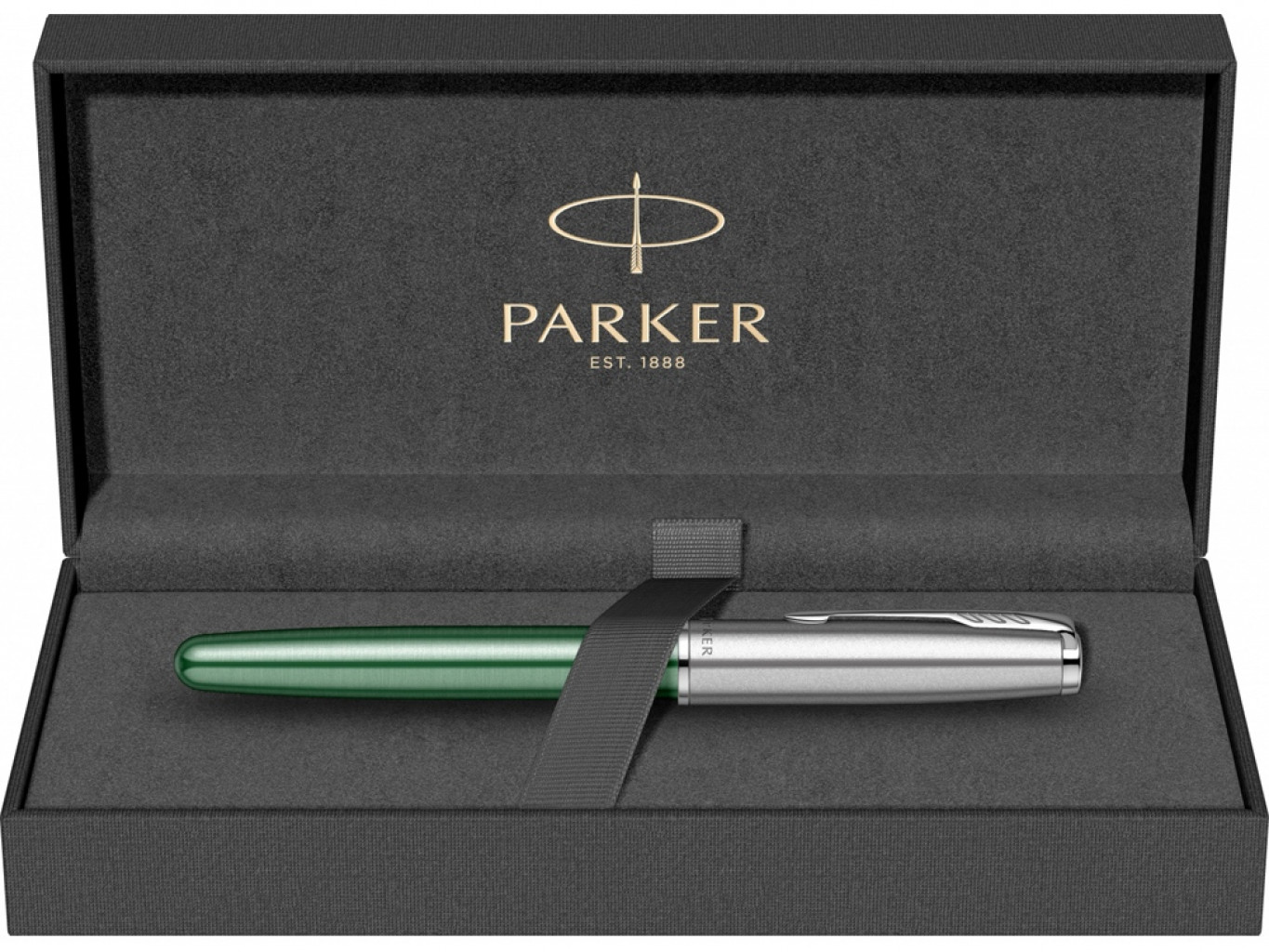 Ручка перьевая Parker «Sonnet Essentials Green SB Steel CT»