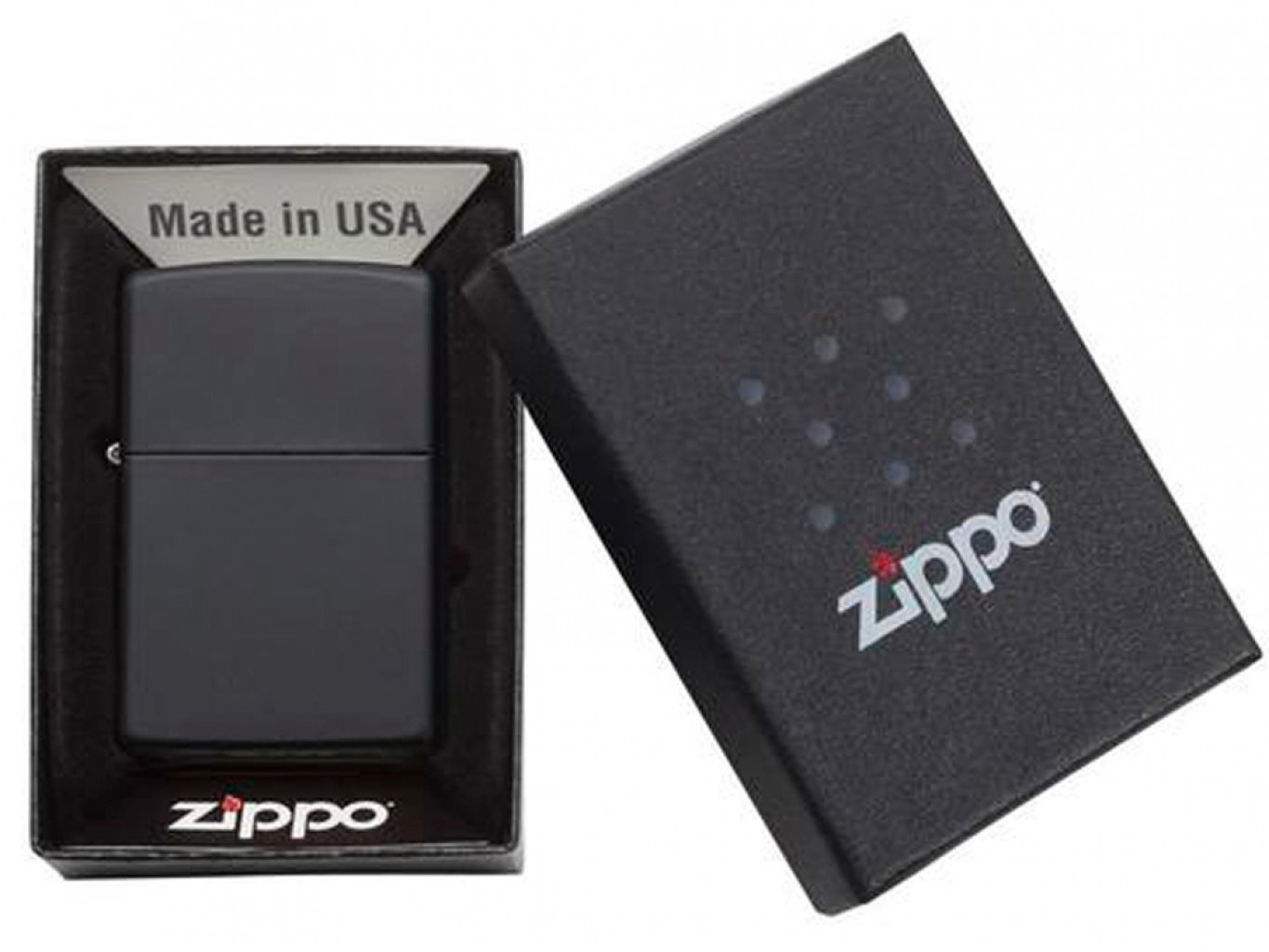 Зажигалка ZIPPO Classic с покрытием Black Matte