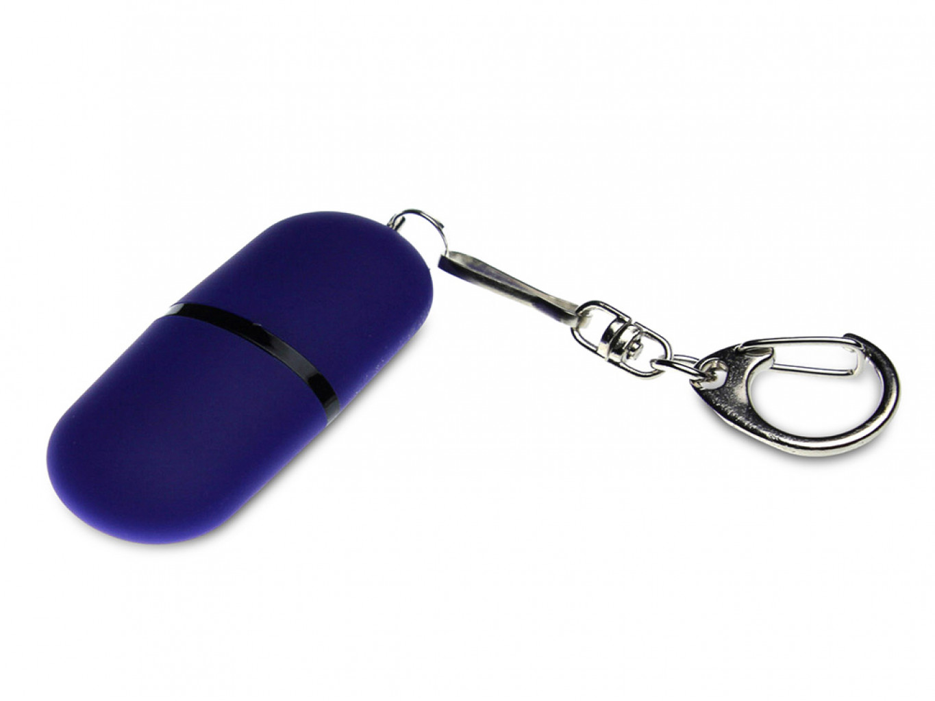 USB 2.0- флешка «Goutte Soft-touch» на 512 Мбайт каплевидной формы