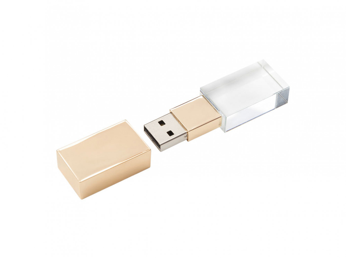 USB 2.0- флешка на 8 Гб кристалл классика