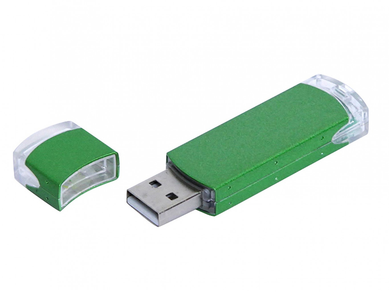 USB 2.0- флешка промо на 16 Гб прямоугольной классической формы