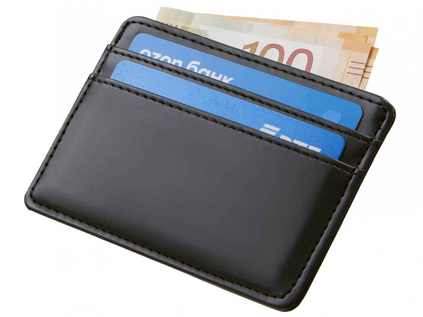 Картхолдер для двух карт и наличных денег с зажимом «Crave»