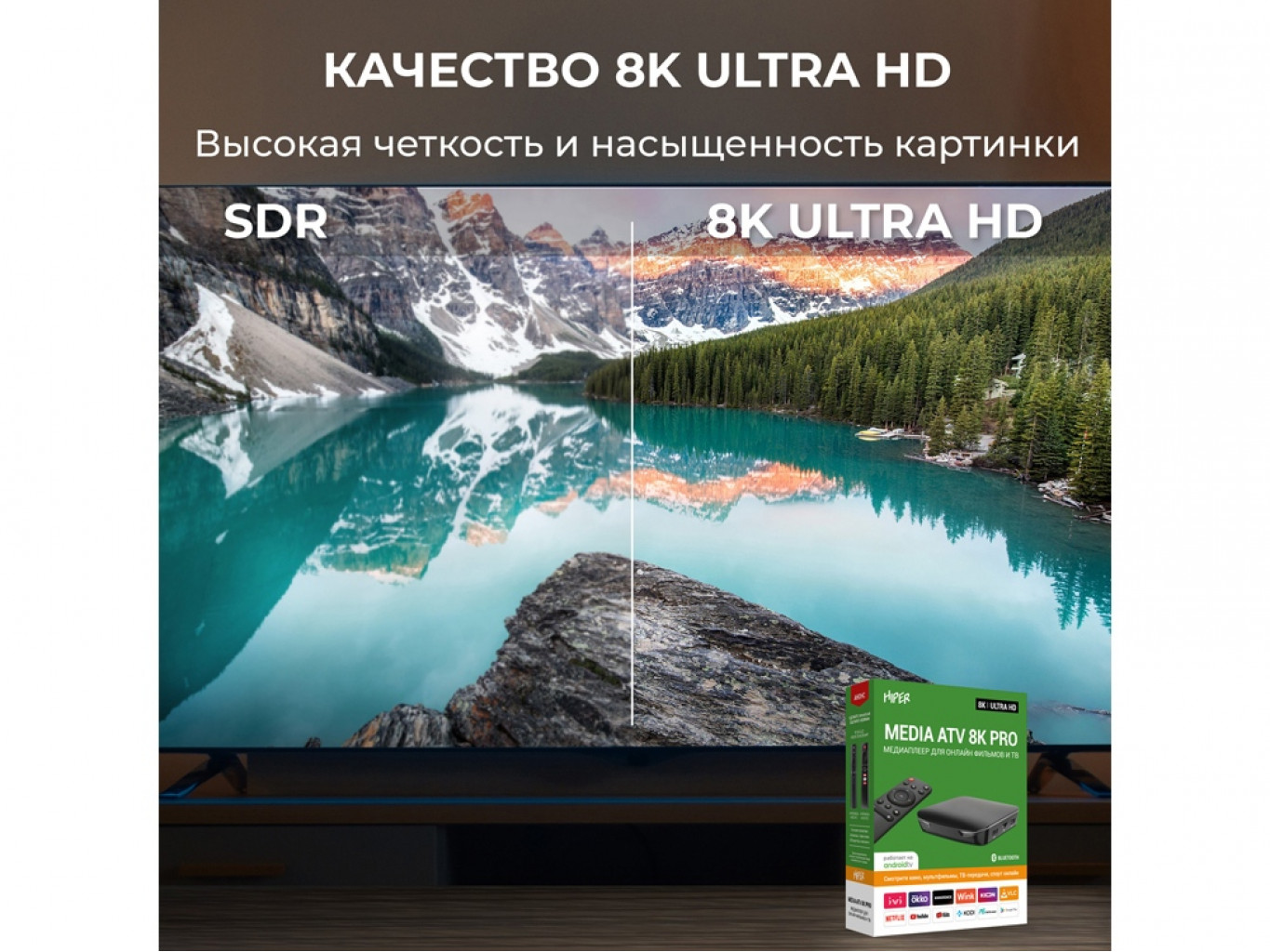 Медиаплеер «MEDIA ATV 8K Pro»