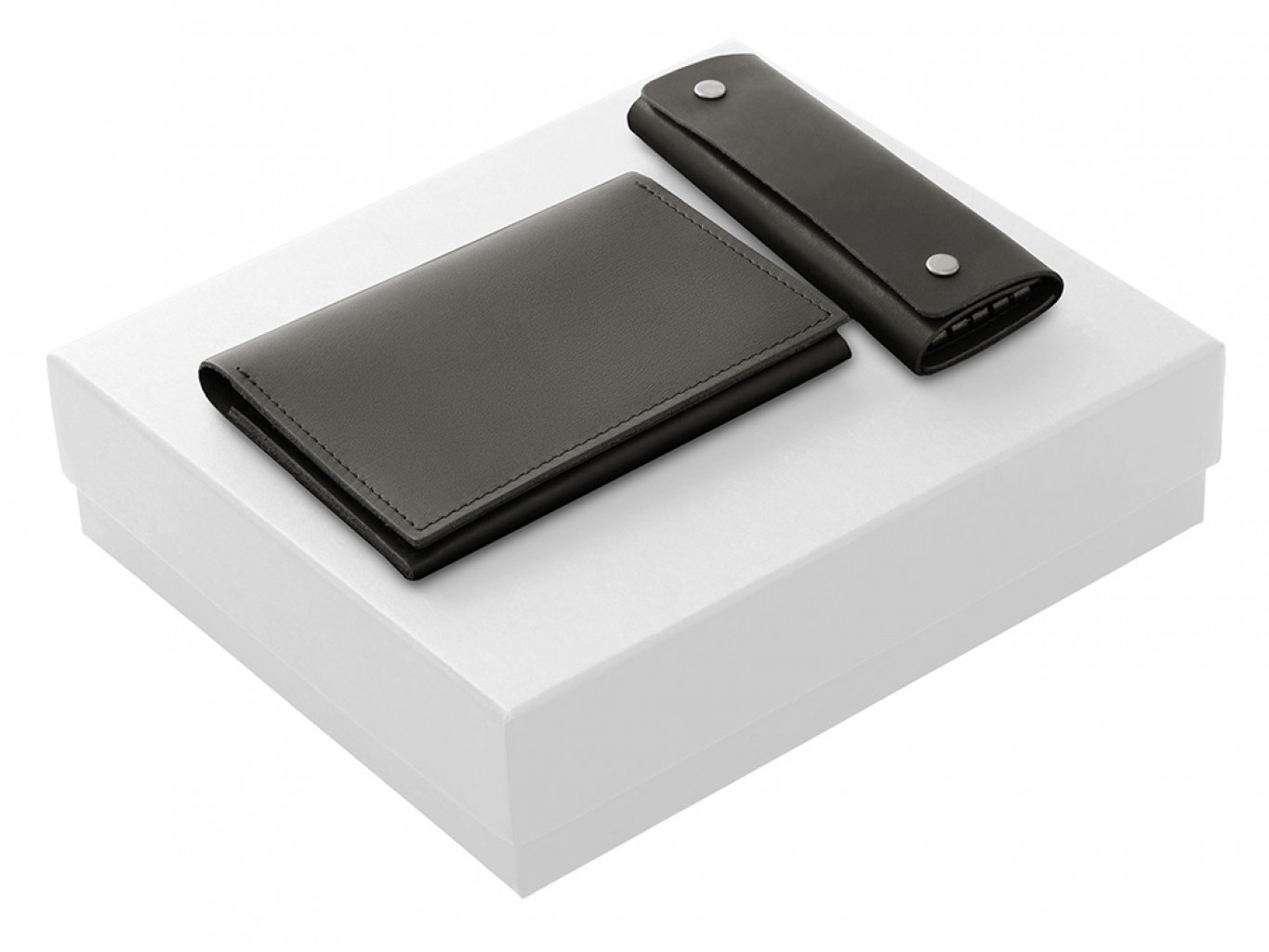 Подарочный набор Long River: обложка для паспорта, ключница Подарочный набор Long River: обложка для паспорта, ключница