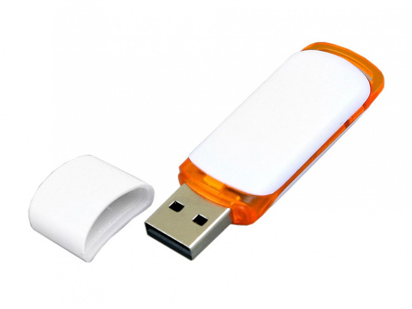 USB 2.0- флешка на 4 Гб с цветными вставками