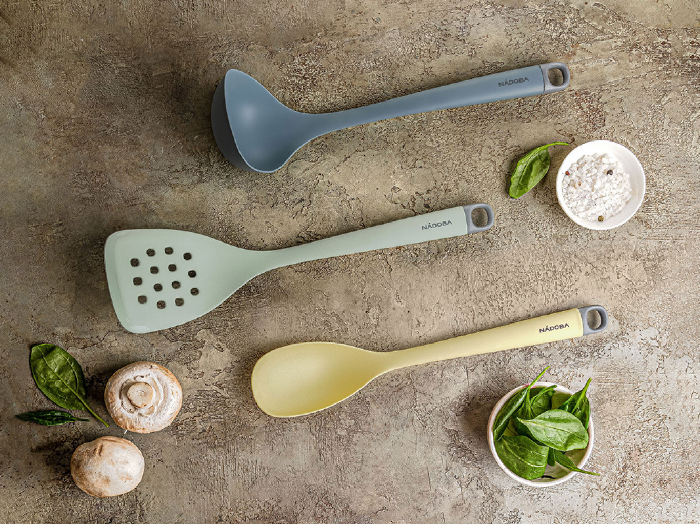 Набор кухонных силиконовых инструментов, 3 пр., "Paulina"