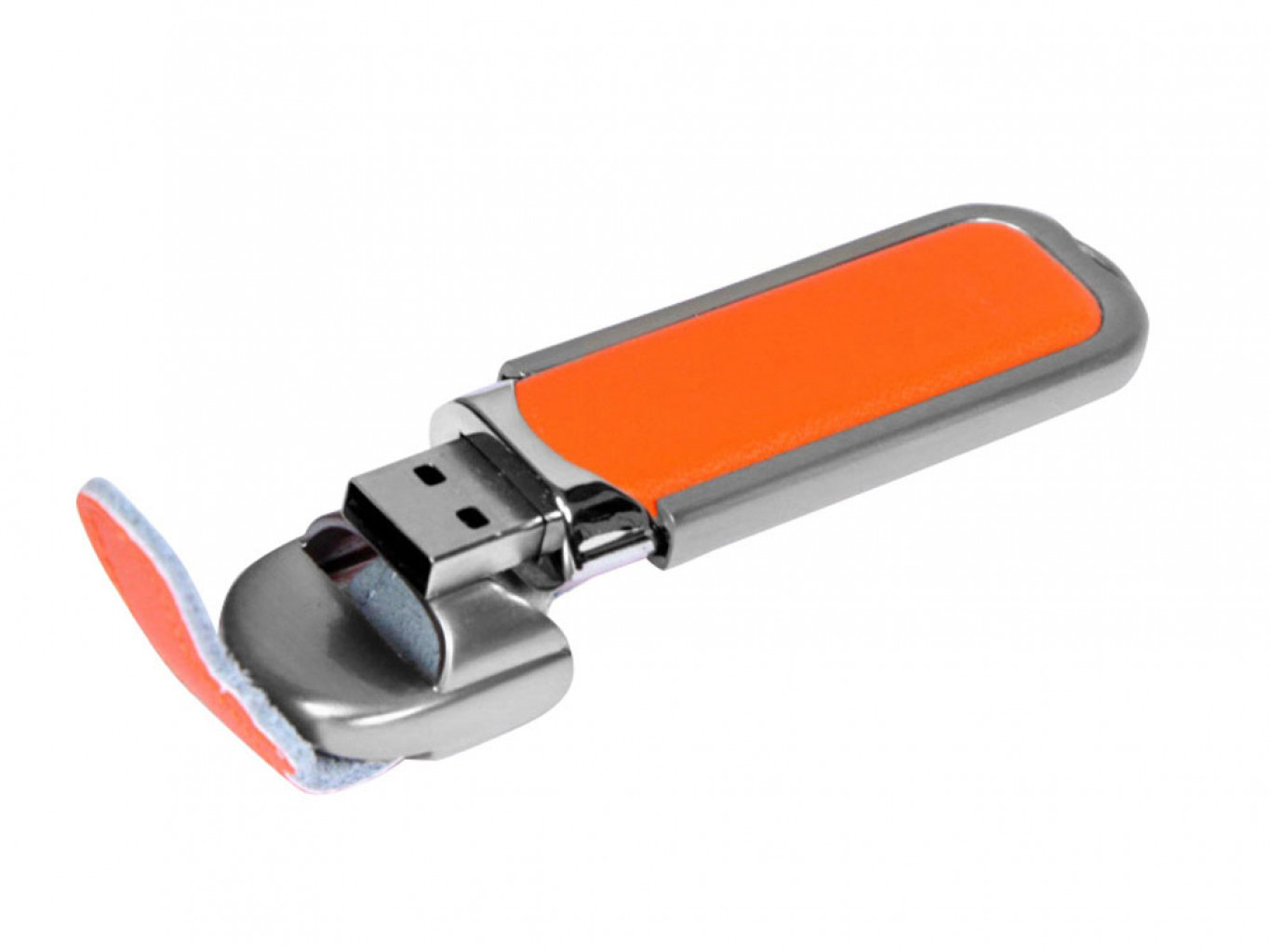 USB 2.0- флешка на 8 Гб с массивным классическим корпусом