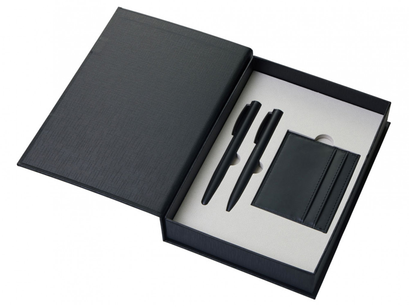 Подарочный набор «Goethe» с блокнотом А5, 2-мя ручками и картхолдером