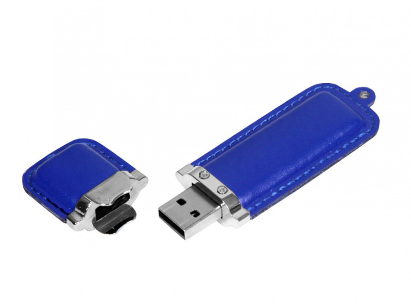 USB 2.0- флешка на 4 Гб классической прямоугольной формы