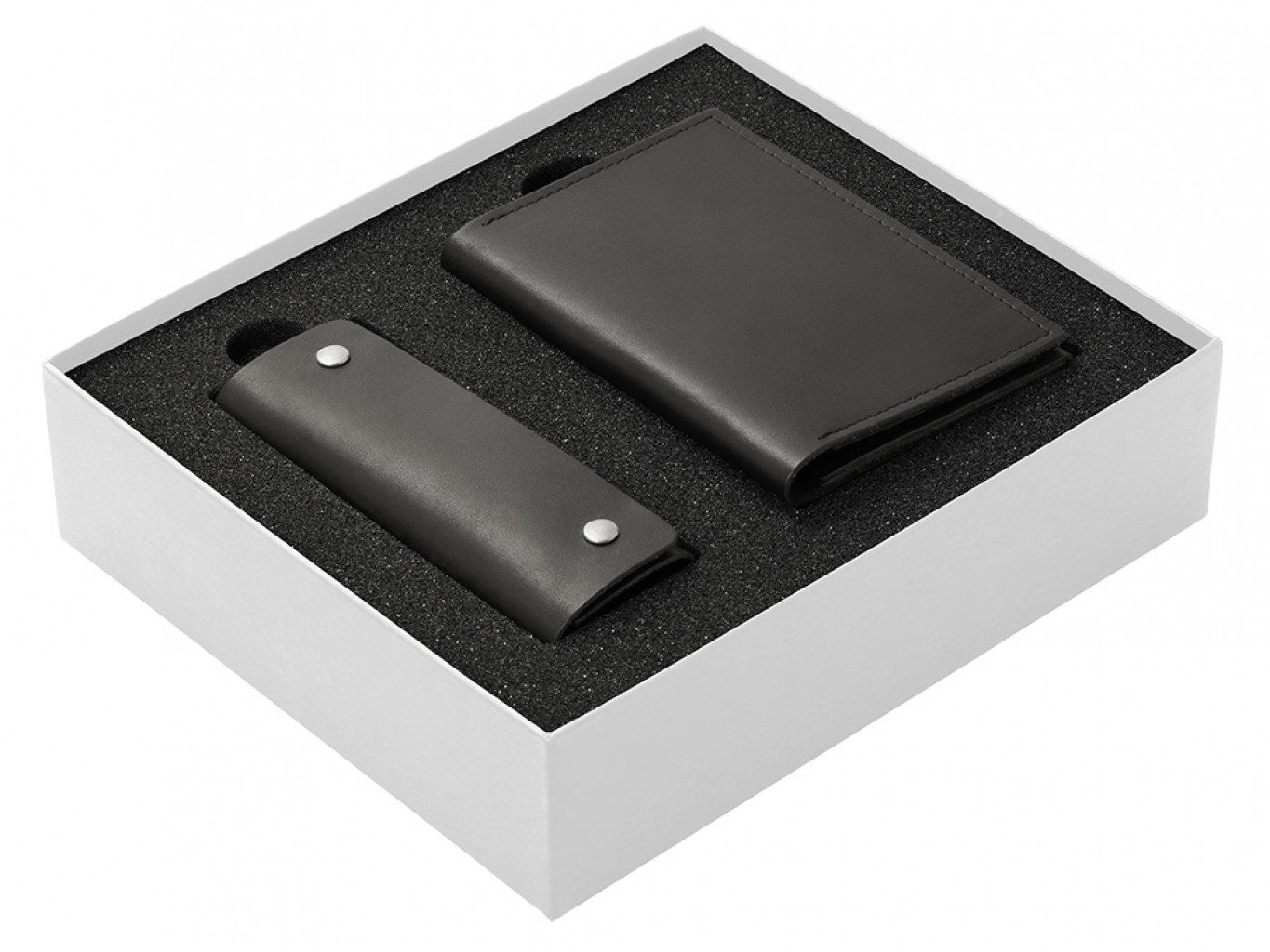 Подарочный набор Long River: обложка для паспорта, ключница Подарочный набор Long River: обложка для паспорта, ключница