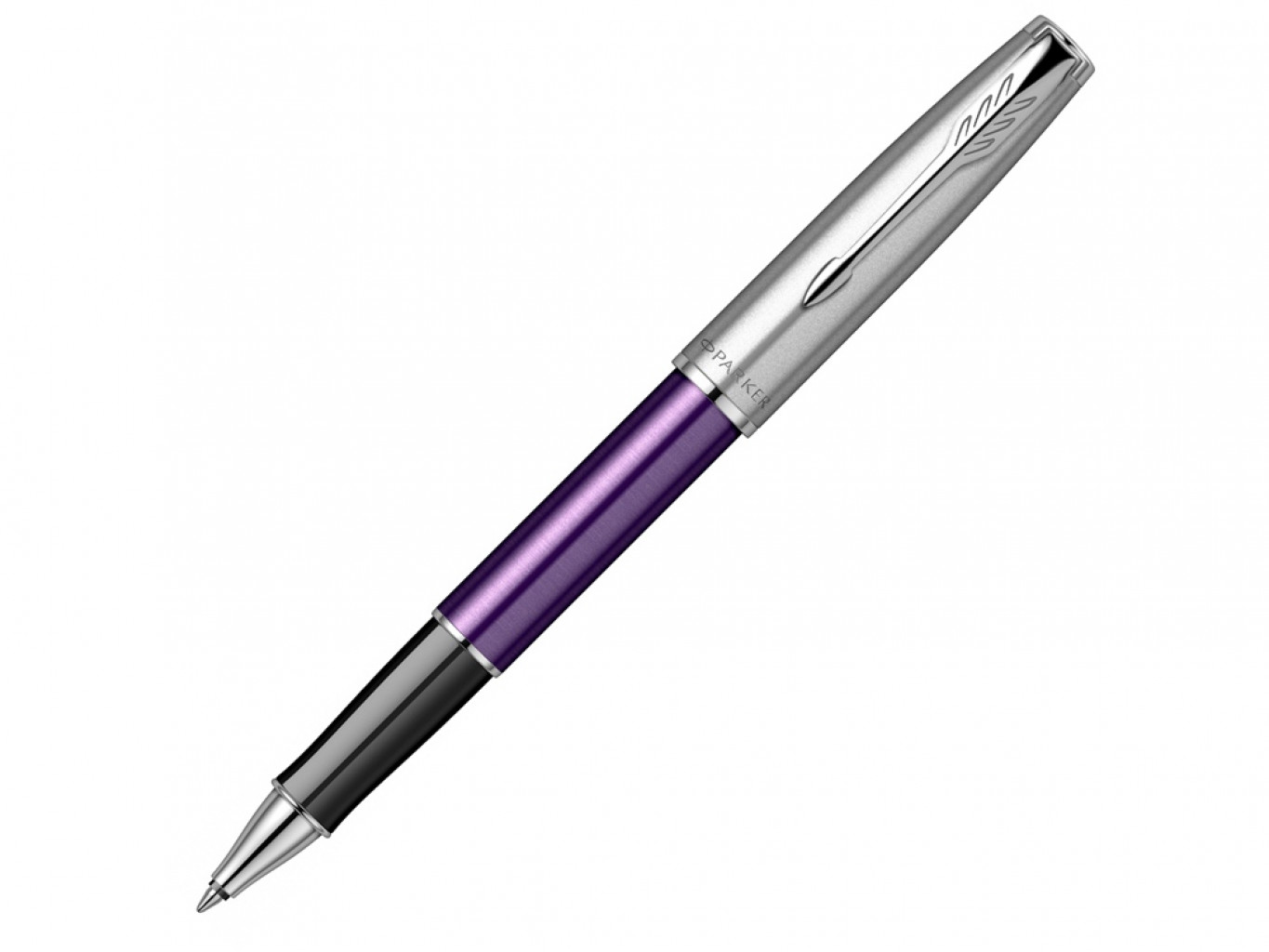 Ручка-роллер Parker «Sonnet Essentials Violet SB Steel CT»