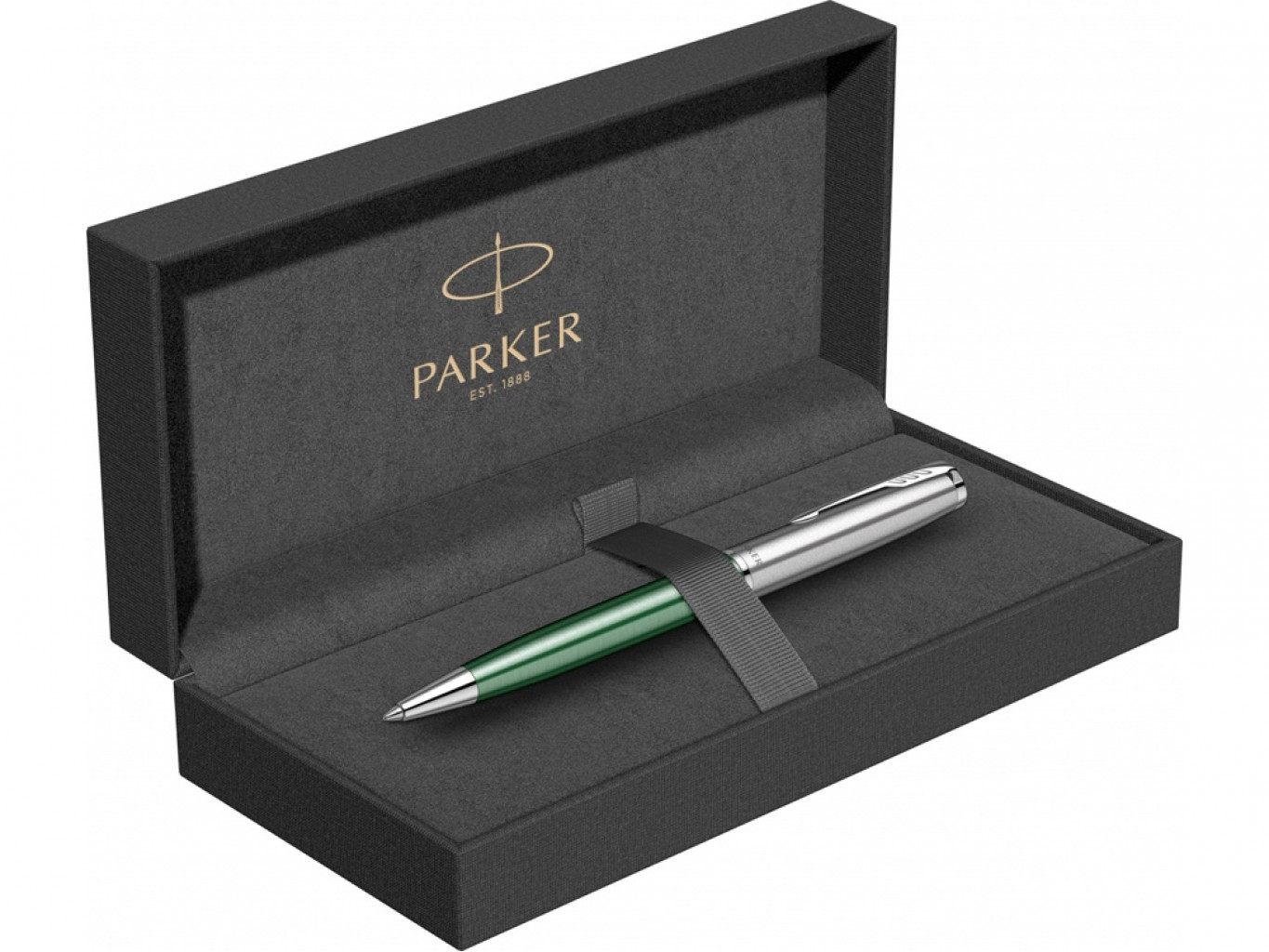 Ручка шариковая Parker «Sonnet Essentials Green SB Steel CT»