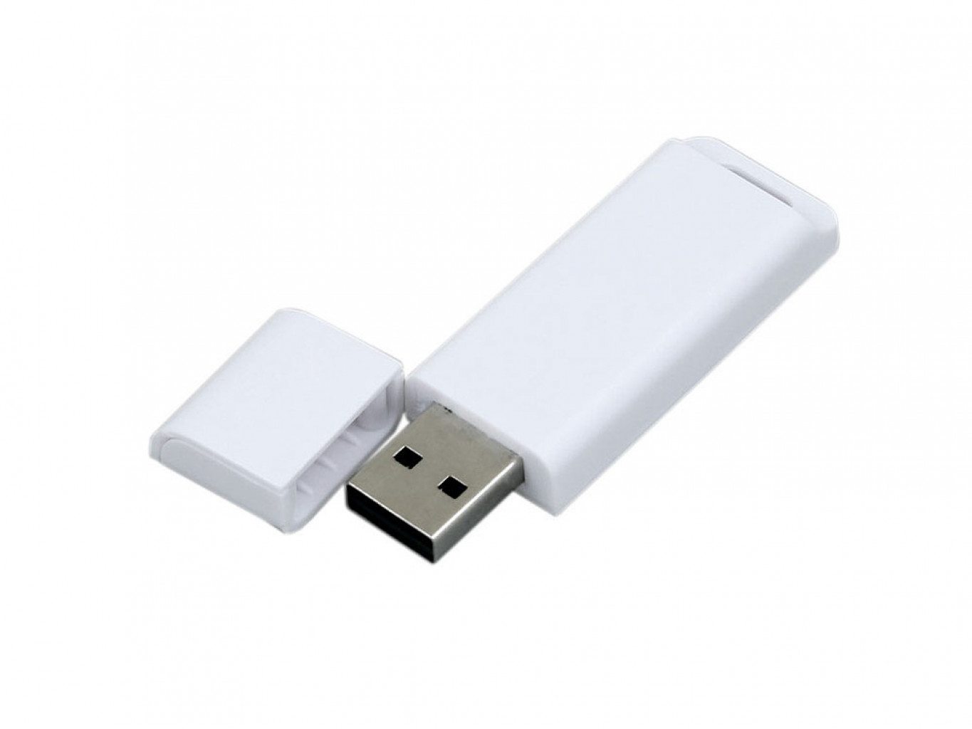 USB 2.0- флешка на 4 Гб с оригинальным двухцветным корпусом