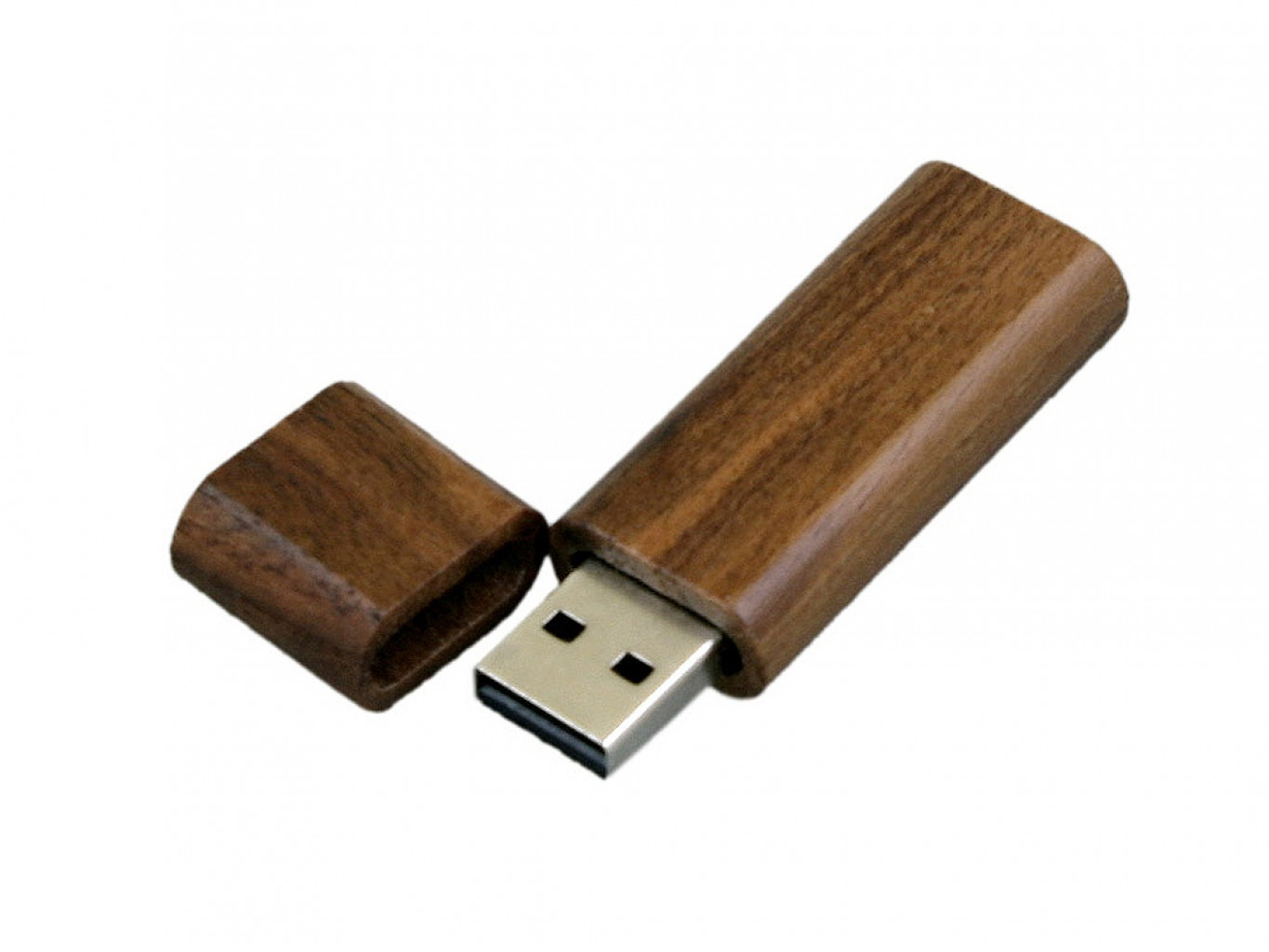 USB 2.0- флешка на 32 Гб эргономичной прямоугольной формы с округленными краями