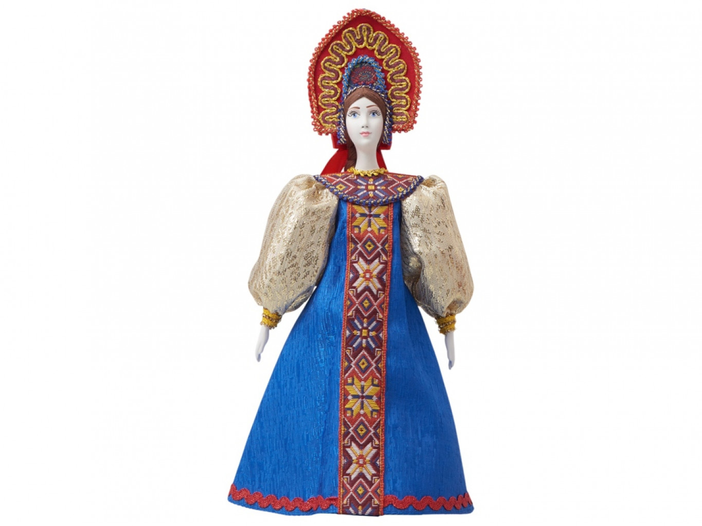 Подарочный набор: кукла фарфоровая, чай Подарочный набор: кукла фарфоровая, чай