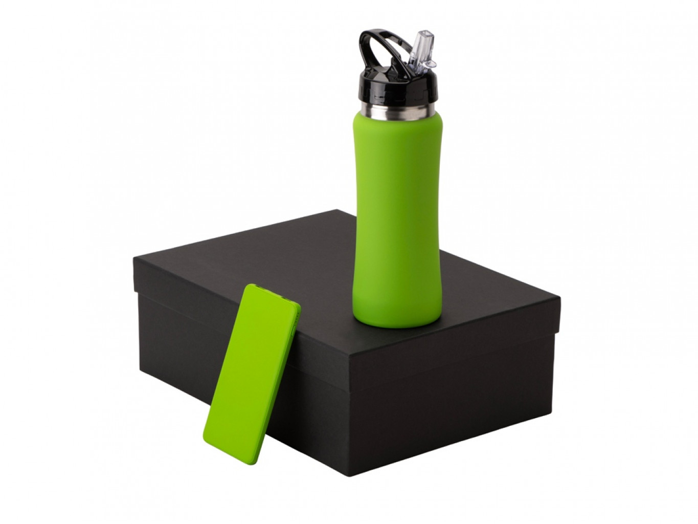 Подарочный набор «COLOR IT» с бутылкой для воды и повербанком, 5000 mAh Подарочный набор «COLOR IT» с бутылкой для воды и повербанком, 5000 mAh