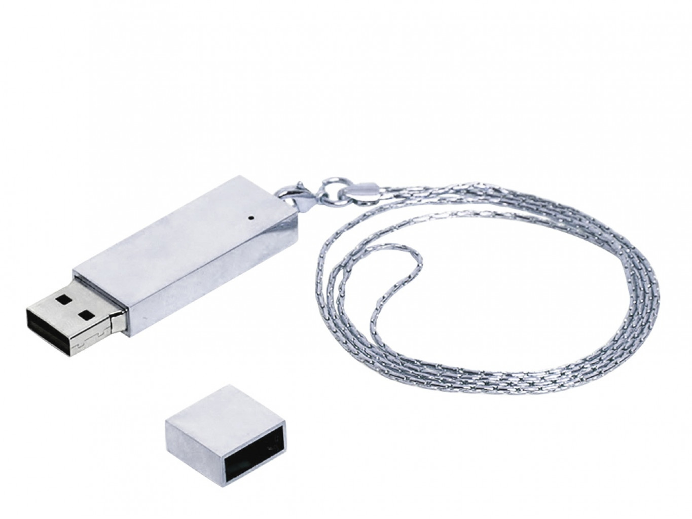 USB 2.0- флешка на 64 Гб в виде металлического слитка