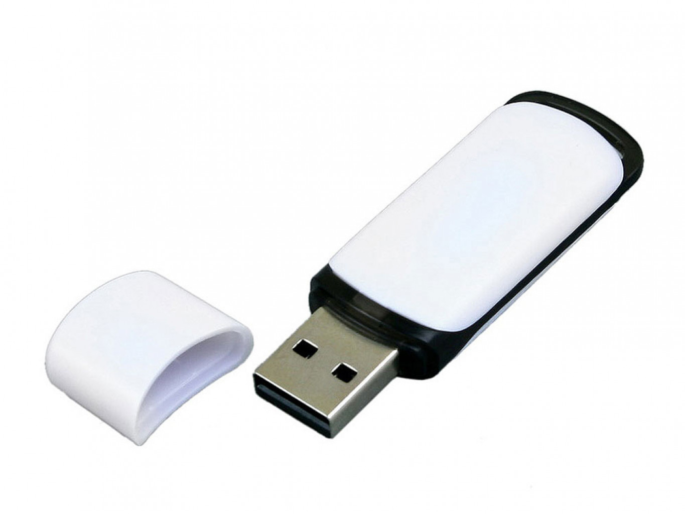 USB 2.0- флешка на 64 Гб с цветными вставками