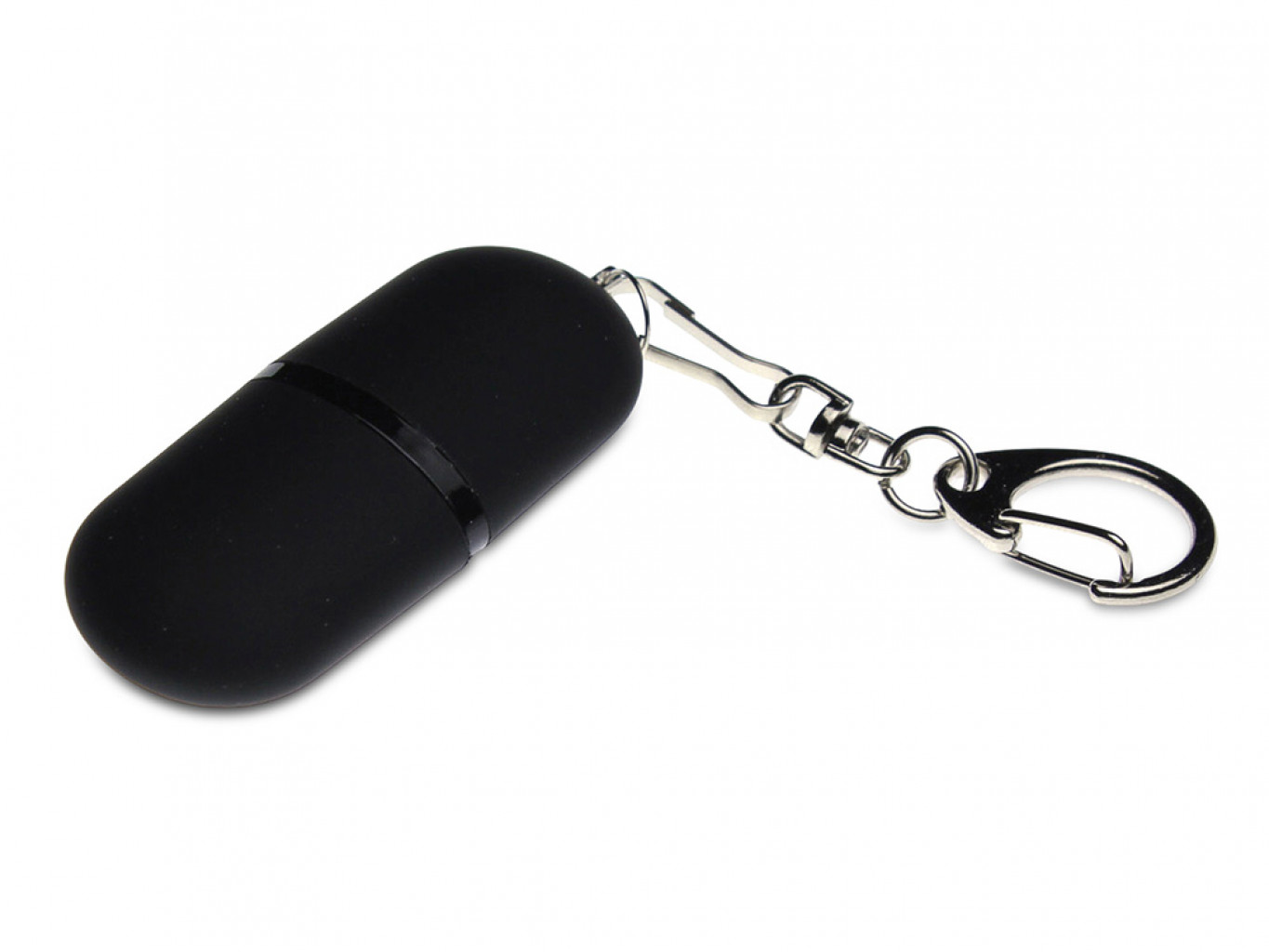 USB 2.0- флешка «Goutte Soft-touch» на 128 Гб каплевидной формы