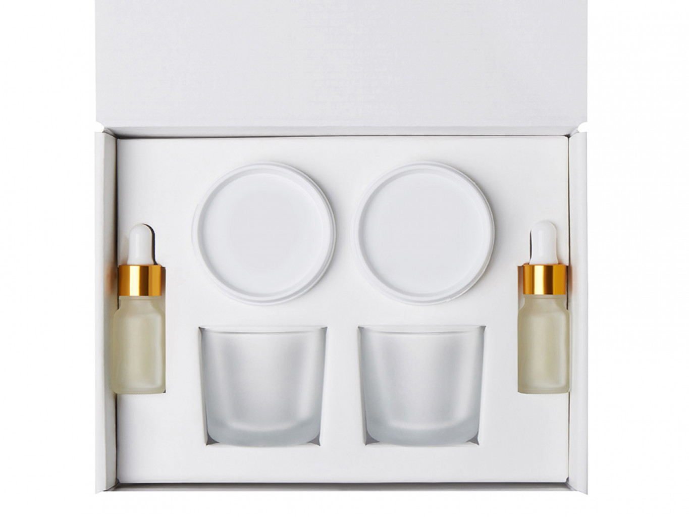 Набор для создания 2-х ароматических свечей: имбирный пряник, рождественская елка Набор для создания 2-х ароматических свечей: имбирный пряник, рождественская елка