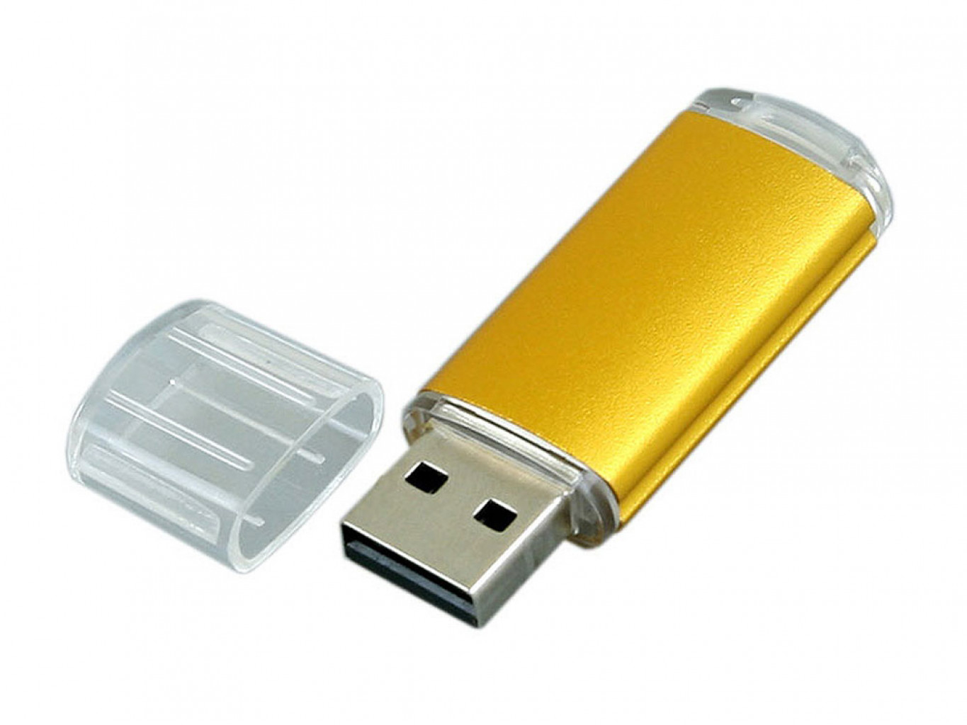 USB 3.0- флешка на 128 Гб с прозрачным колпачком