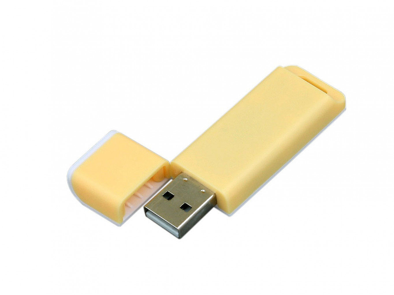 USB 2.0- флешка на 8 Гб с оригинальным двухцветным корпусом