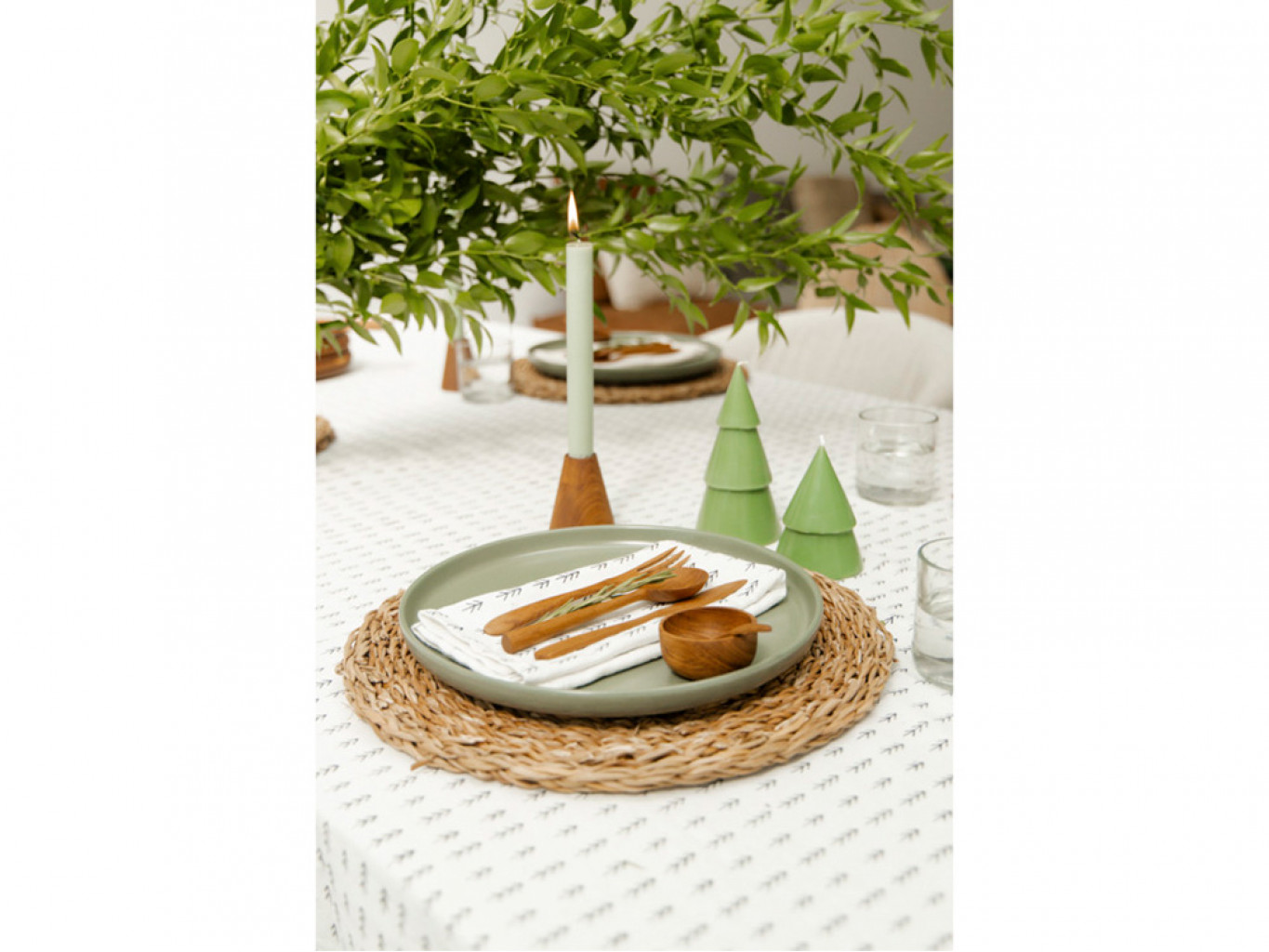 Рождественская елочная свеча матча, L