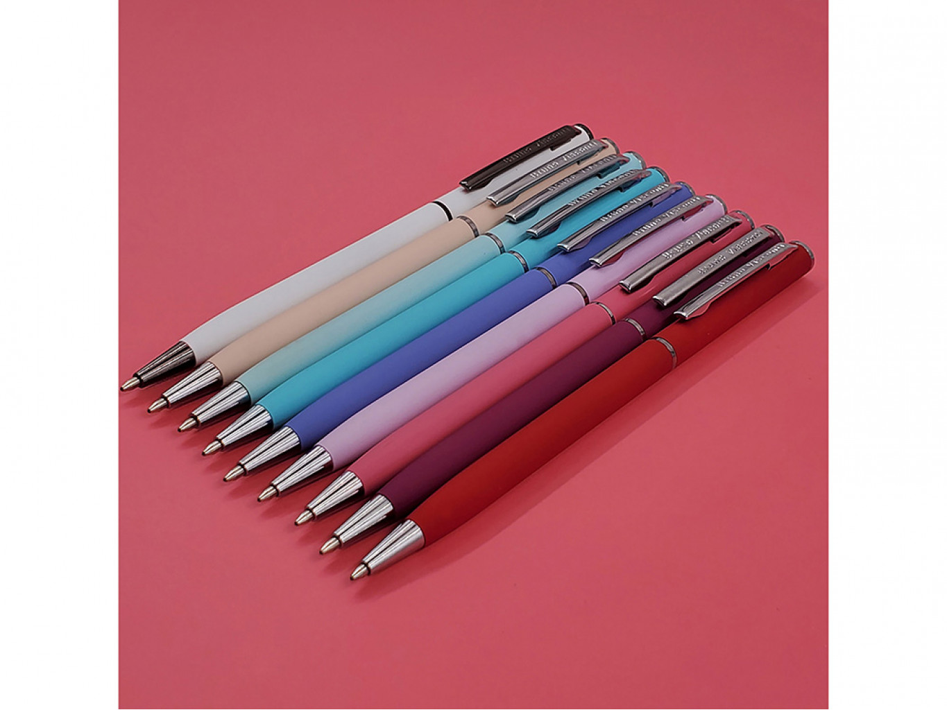 Ручка металлическая шариковая «Palermo», софт-тач