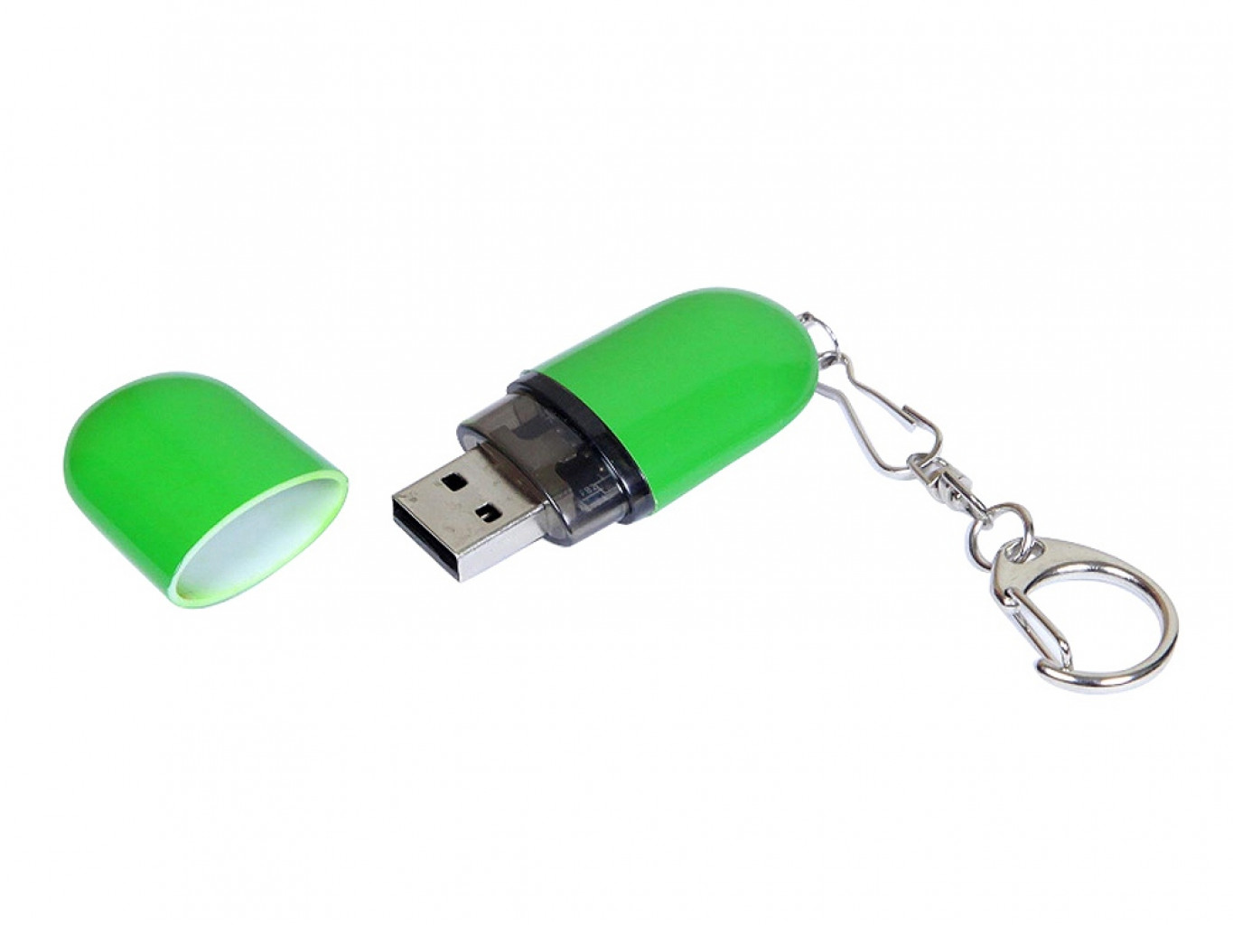 USB 2.0- флешка промо на 32 Гб каплевидной формы