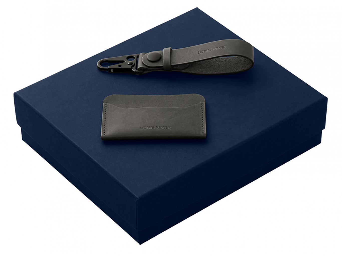 Подарочный набор Long River: картхолдер, ремешок для ключей Подарочный набор Long River: картхолдер, ремешок для ключей