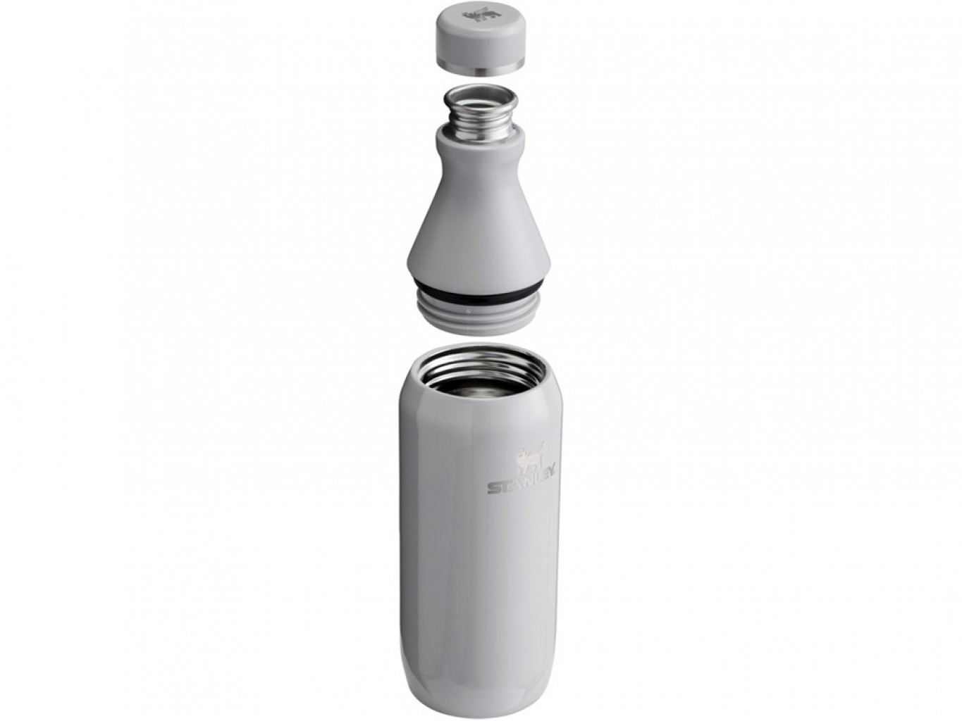 Бутылка для воды Stanley All Day Slim объемом 350 мл - Серый Бутылка для воды Stanley All Day Slim объемом 350 мл - Серый
