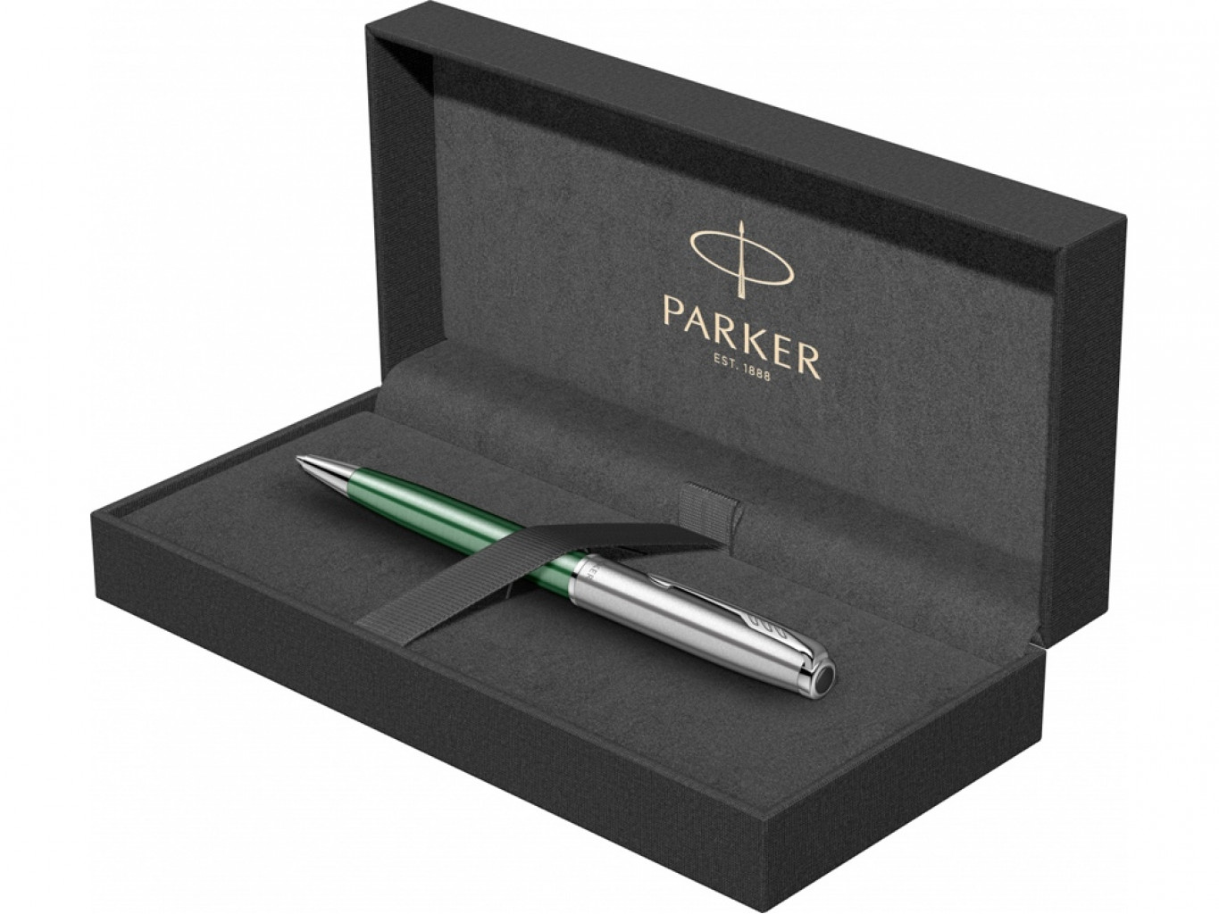 Ручка шариковая Parker «Sonnet Essentials Green SB Steel CT»