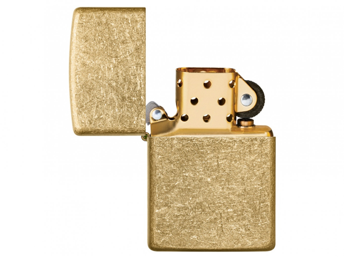 Зажигалка ZIPPO Classic с покрытием Tumbled Brass