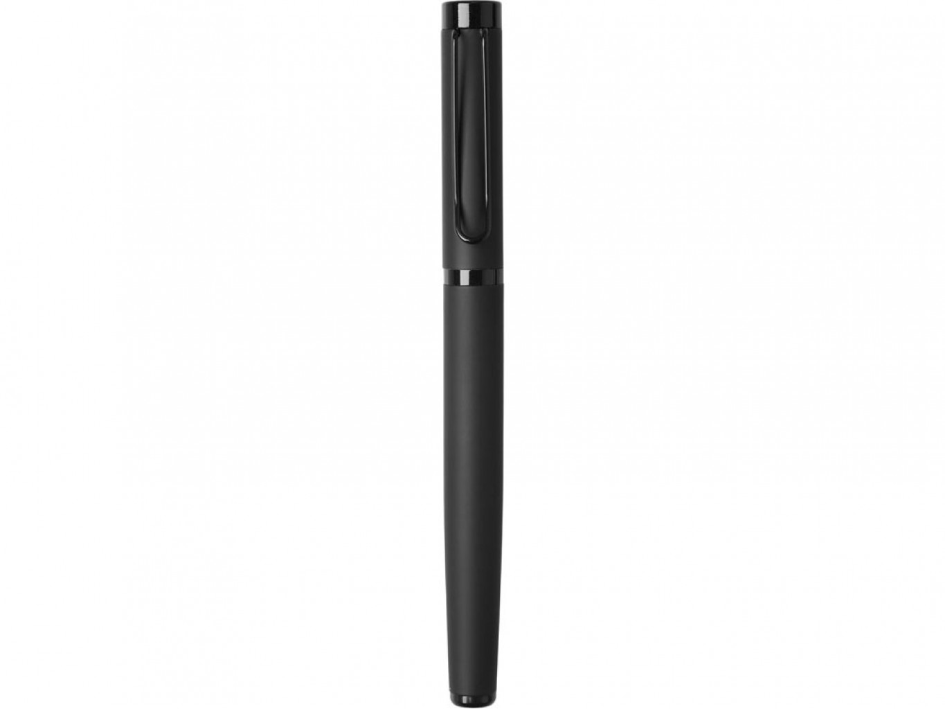 Металлическая ручка роллер «Black Lama» soft-touch