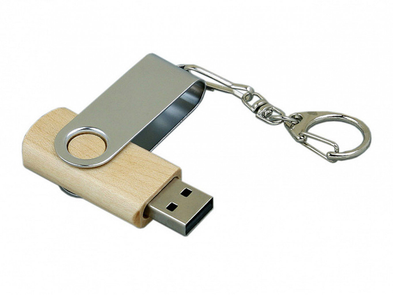 USB 2.0- флешка промо на 8 Гб с поворотным механизмом