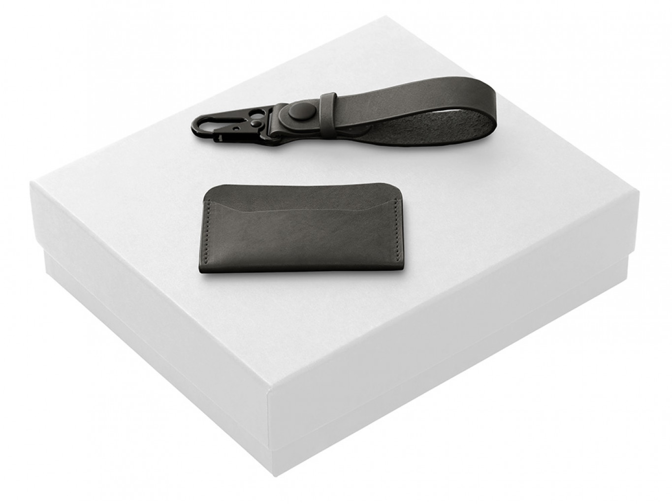 Подарочный набор Long River: картхолдер, ремешок для ключей Подарочный набор Long River: картхолдер, ремешок для ключей